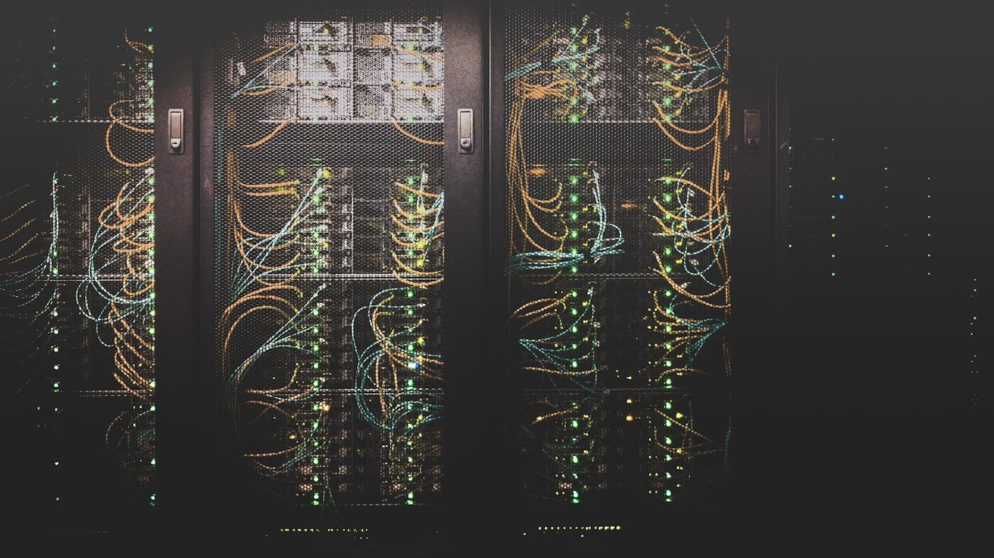 Server racks in a data centre